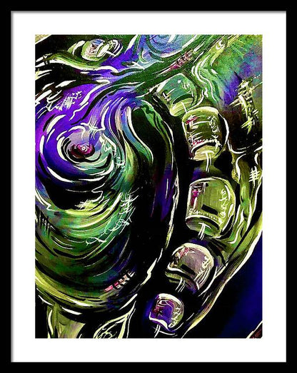 Peacock Man - Framed Print