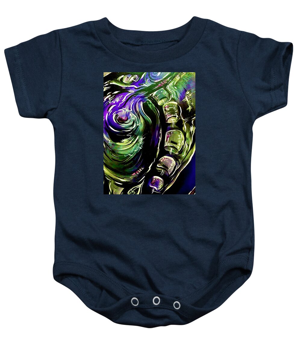 Peacock Man - Baby Onesie