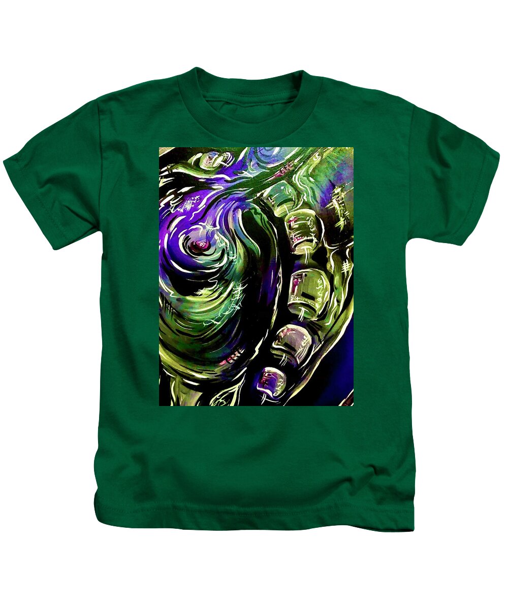 Peacock Man - Kids T-Shirt