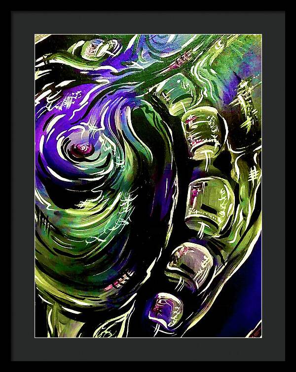 Peacock Man - Framed Print