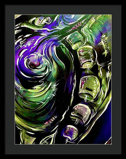 Peacock Man - Framed Print