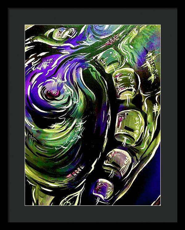 Peacock Man - Framed Print