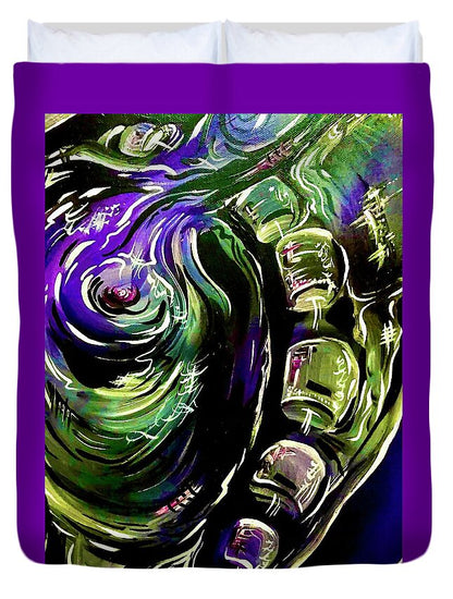 Peacock Man - Duvet Cover
