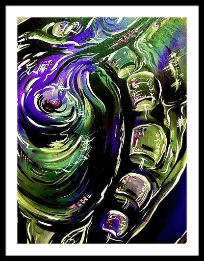 Peacock Man - Framed Print