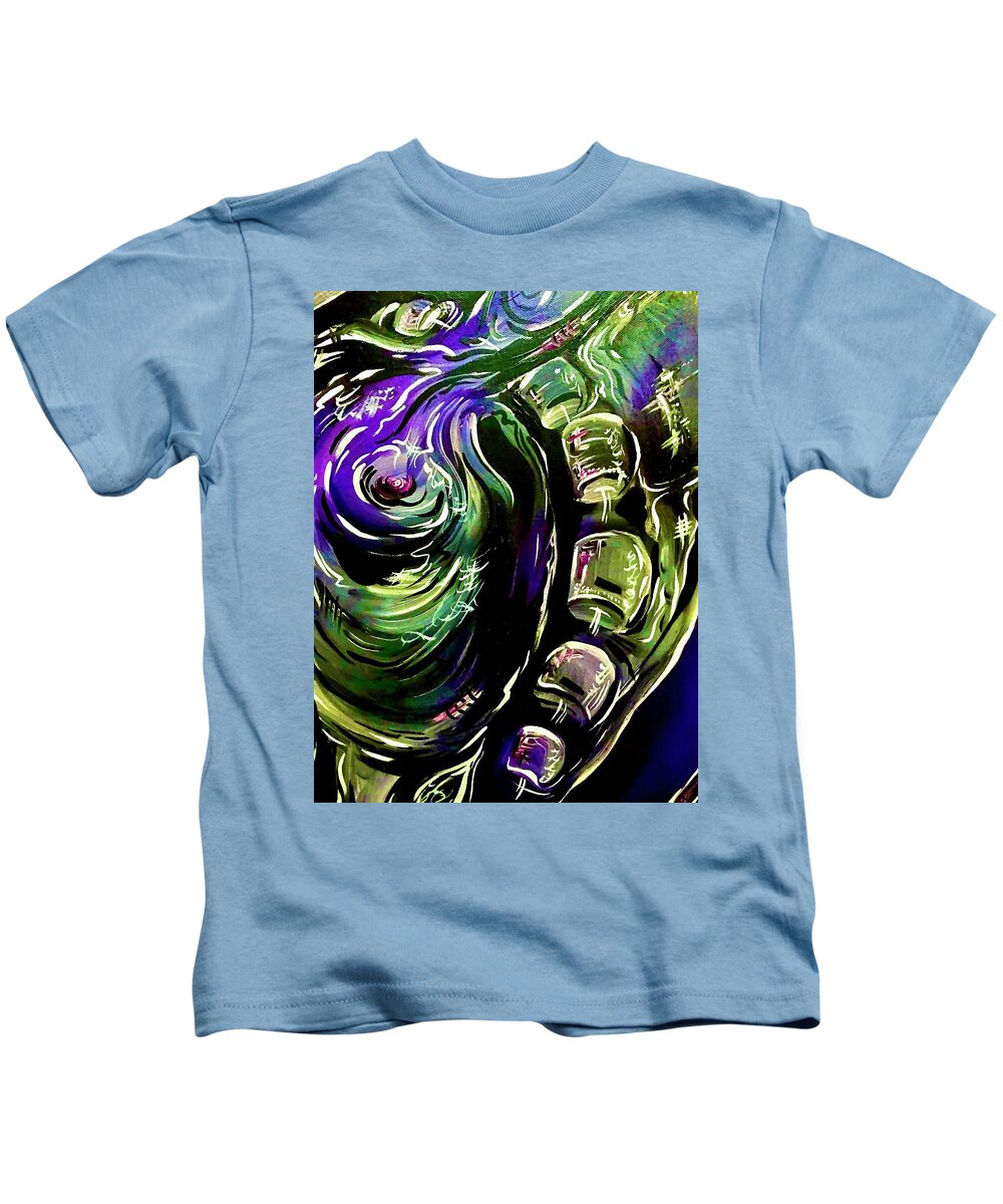 Peacock Man - Kids T-Shirt