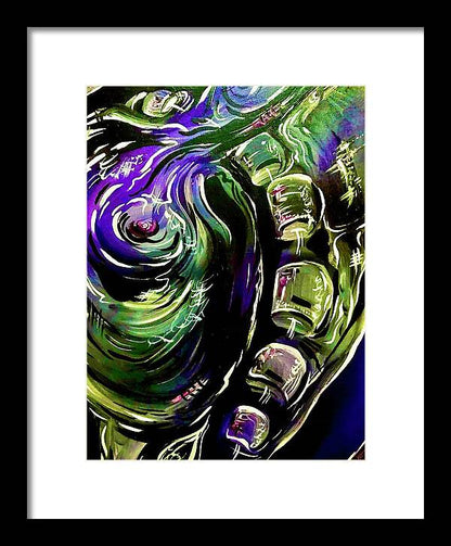 Peacock Man - Framed Print