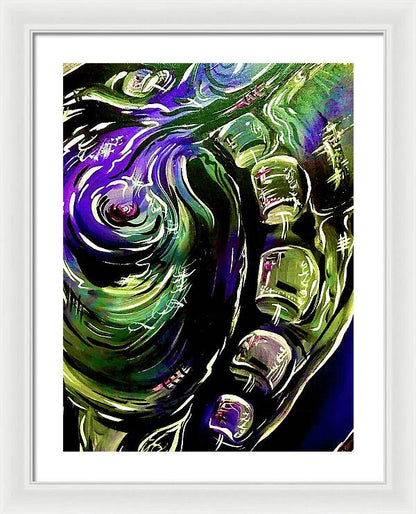 Peacock Man - Framed Print