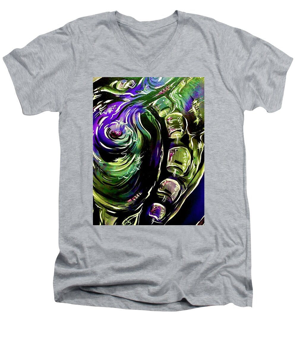 Peacock Man - Men's V-Neck T-Shirt