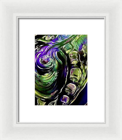 Peacock Man - Framed Print