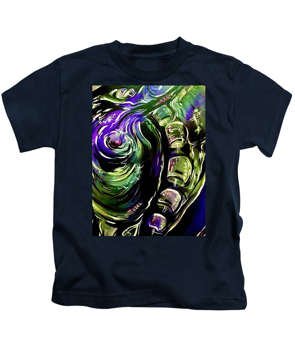Peacock Man - Kids T-Shirt