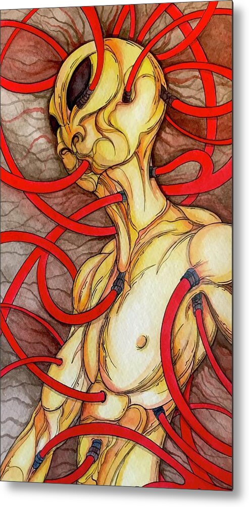 Plugged In - Metal Print