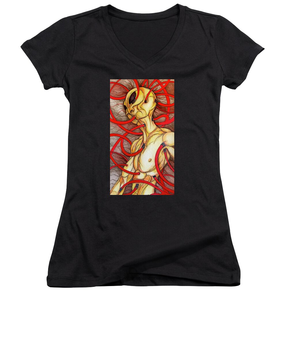 Plugged In - Women's V-Neck