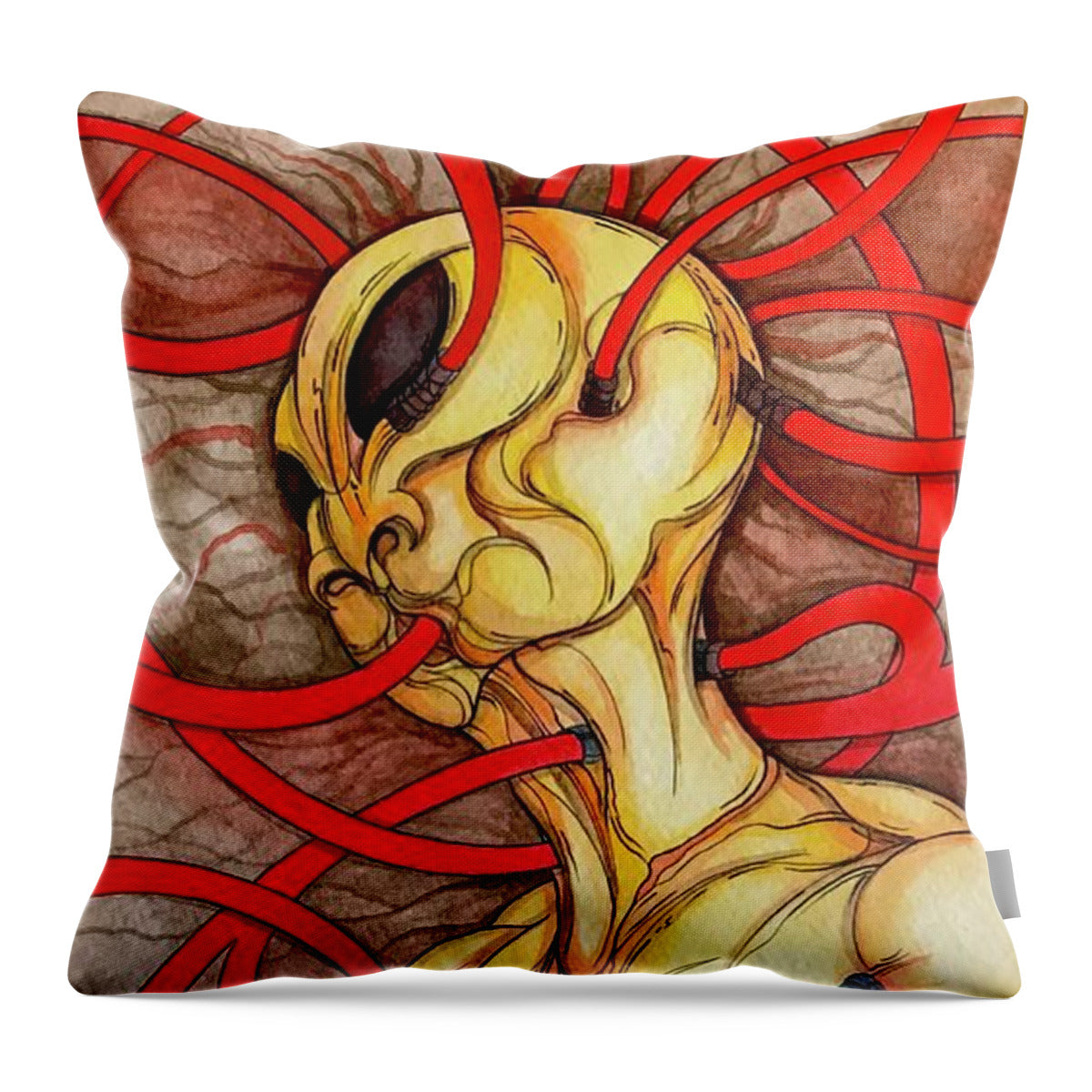 Plugged In - Throw Pillow