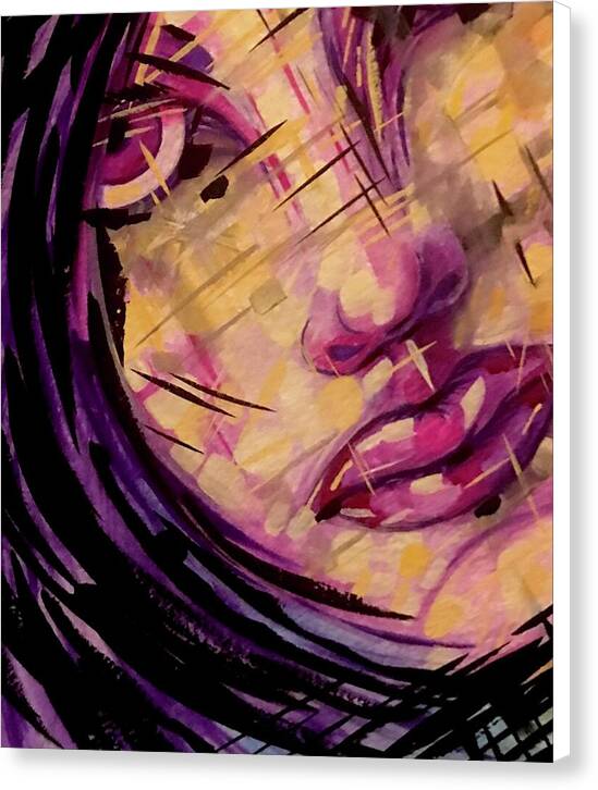 Purple Witch - Canvas Print