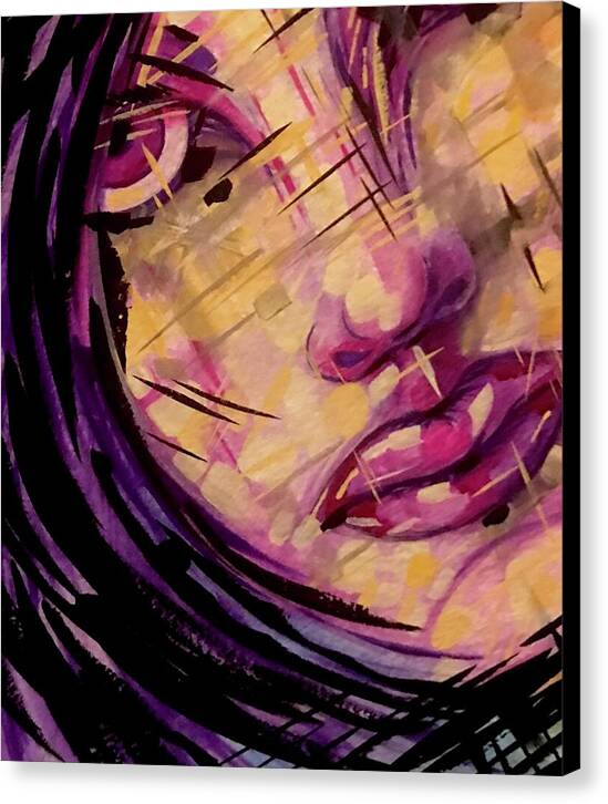 Purple Witch - Canvas Print