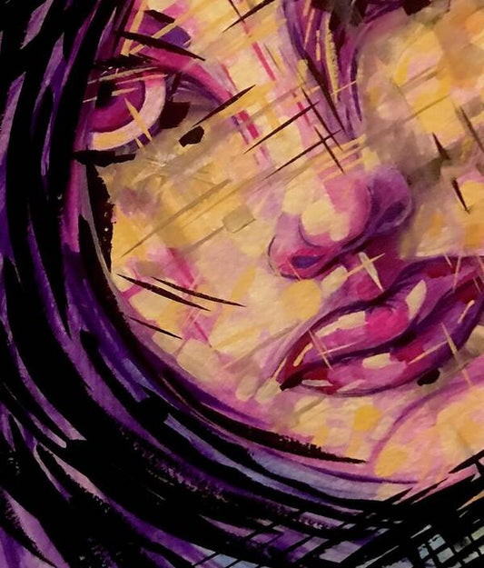 Purple Witch - Art Print