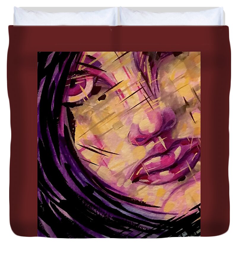 Purple Witch - Duvet Cover