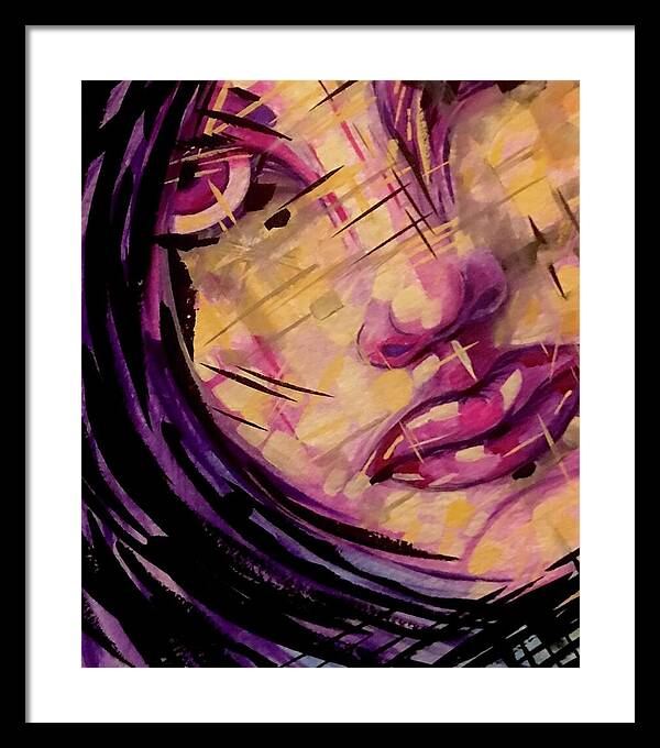 Purple Witch - Framed Print