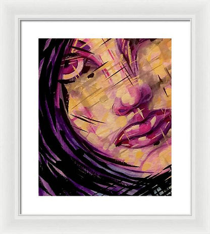 Purple Witch - Framed Print