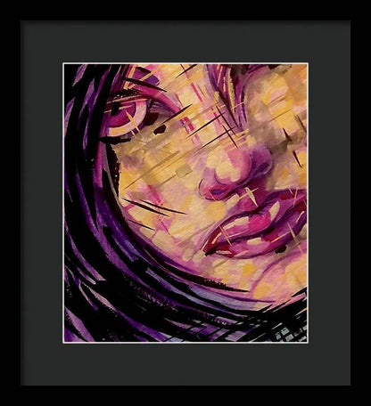 Purple Witch - Framed Print