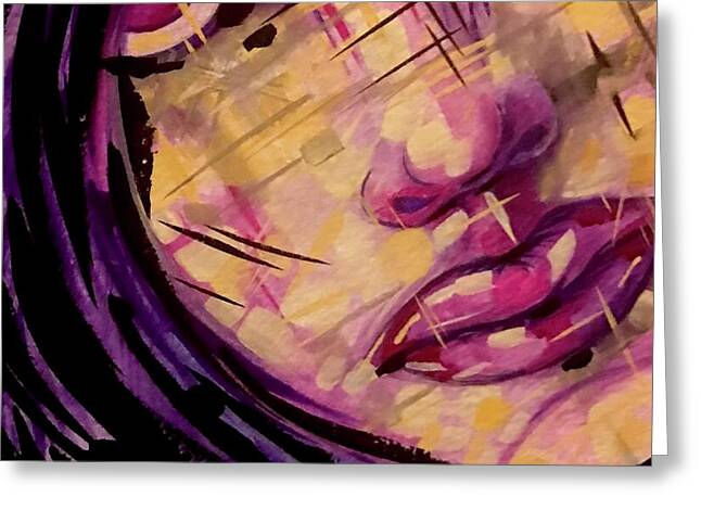 Purple Witch - Greeting Card