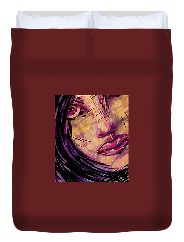 Purple Witch - Duvet Cover
