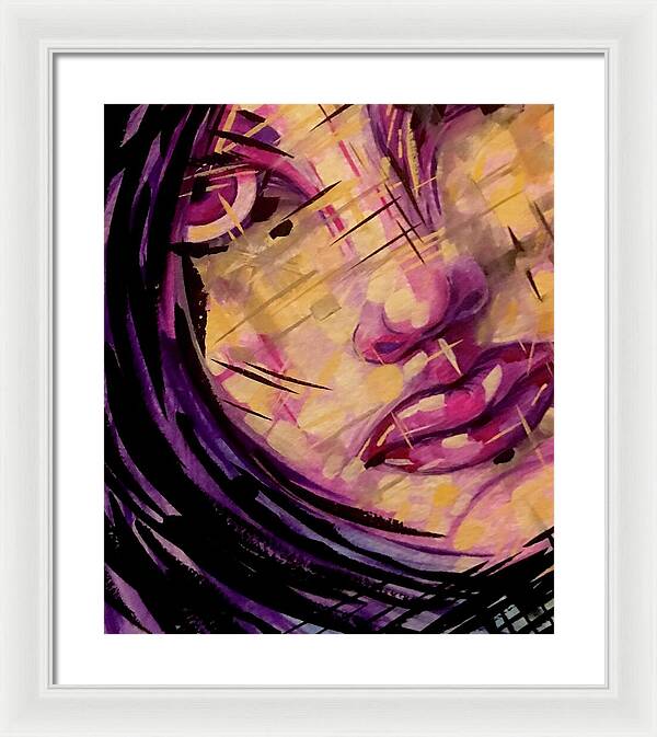 Purple Witch - Framed Print