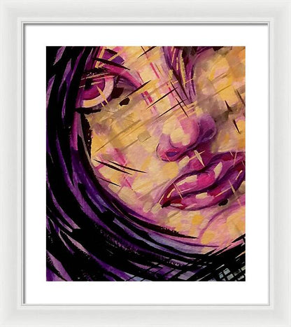 Purple Witch - Framed Print