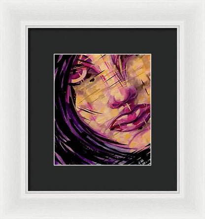 Purple Witch - Framed Print