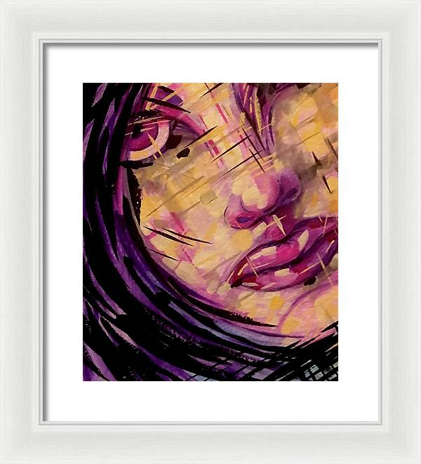 Purple Witch - Framed Print
