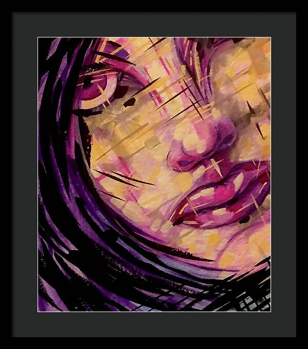 Purple Witch - Framed Print