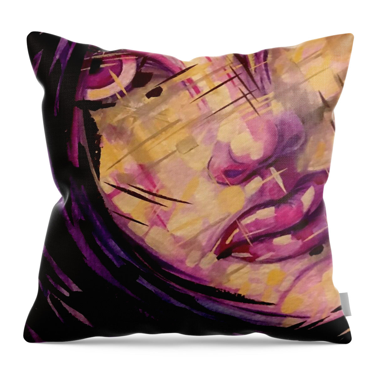 Purple Witch - Throw Pillow