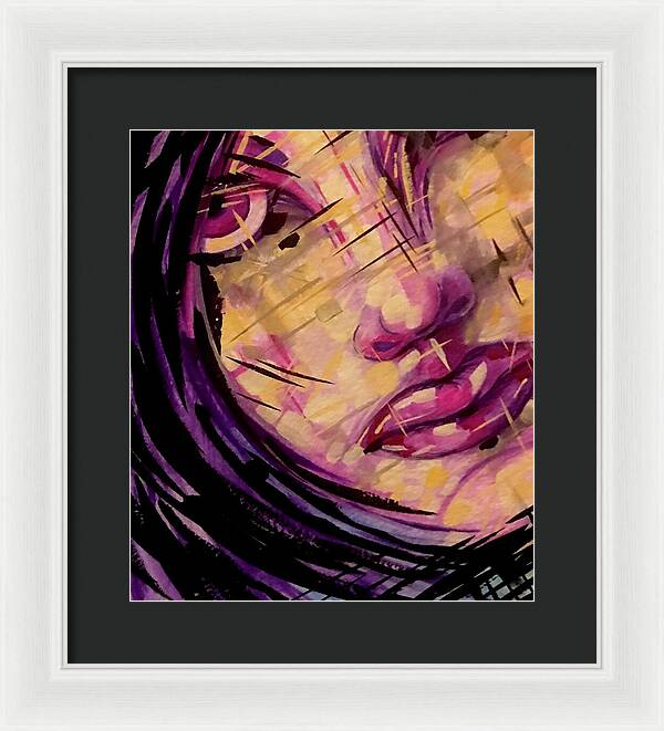 Purple Witch - Framed Print