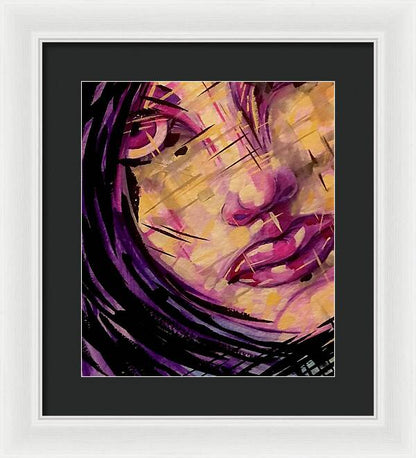 Purple Witch - Framed Print