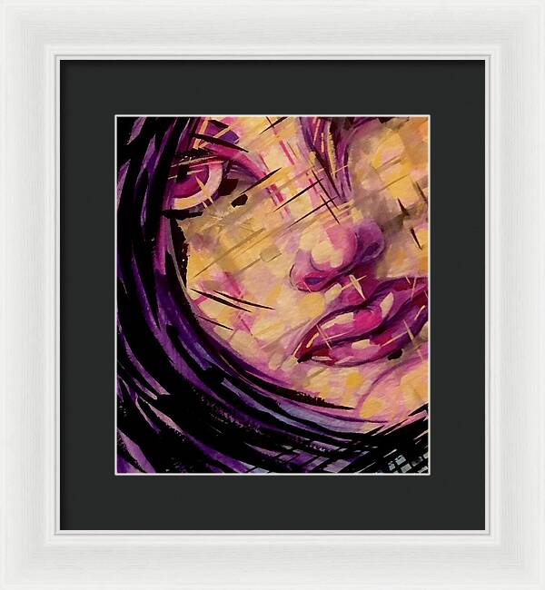 Purple Witch - Framed Print