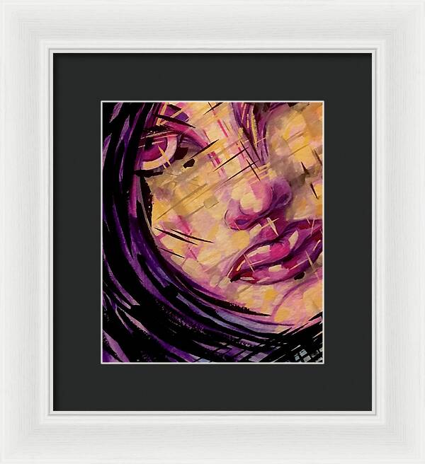 Purple Witch - Framed Print