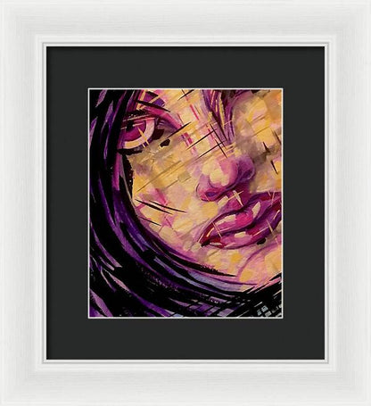 Purple Witch - Framed Print