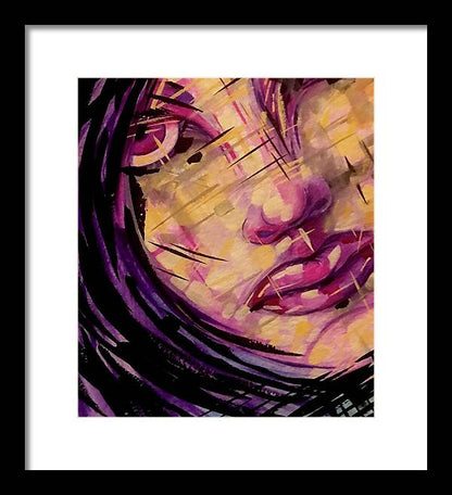Purple Witch - Framed Print