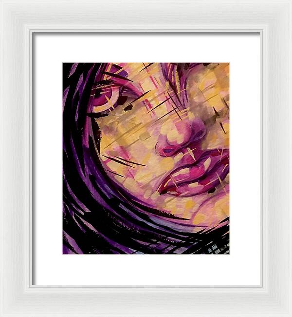 Purple Witch - Framed Print