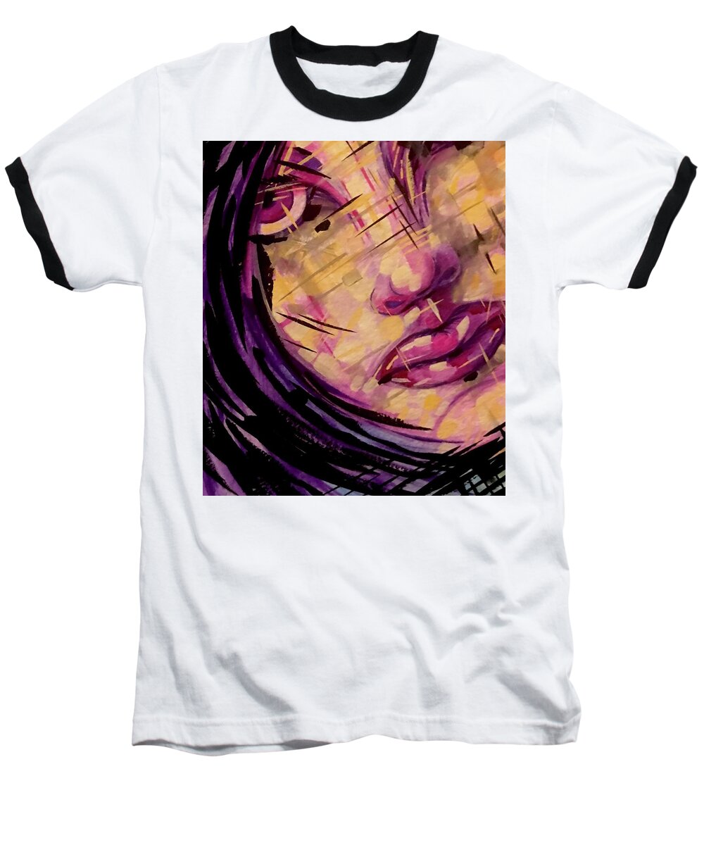 Purple Witch - Baseball T-Shirt