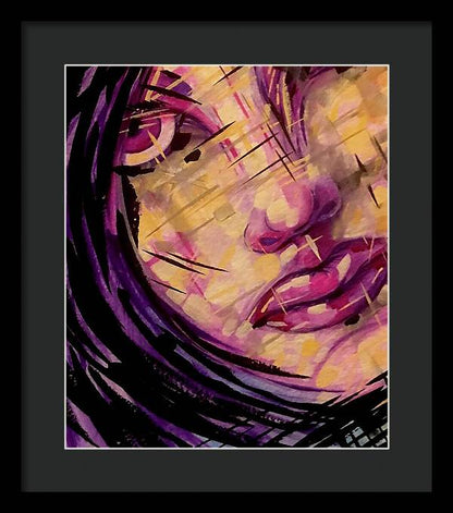 Purple Witch - Framed Print