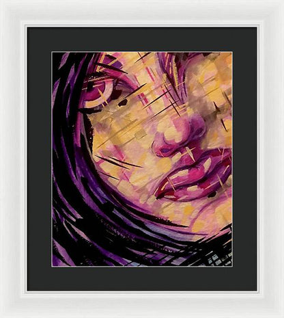 Purple Witch - Framed Print