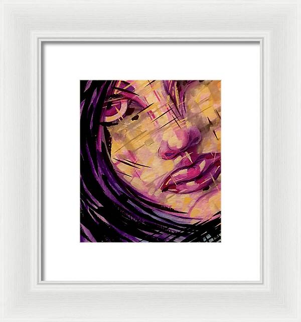 Purple Witch - Framed Print