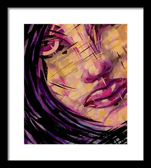 Purple Witch - Framed Print