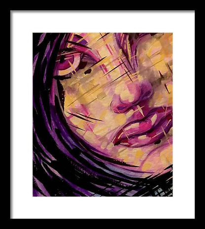 Purple Witch - Framed Print