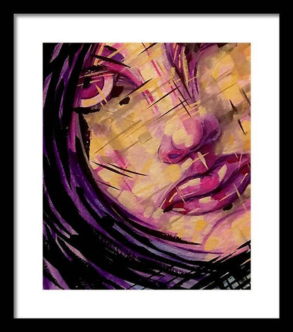 Purple Witch - Framed Print