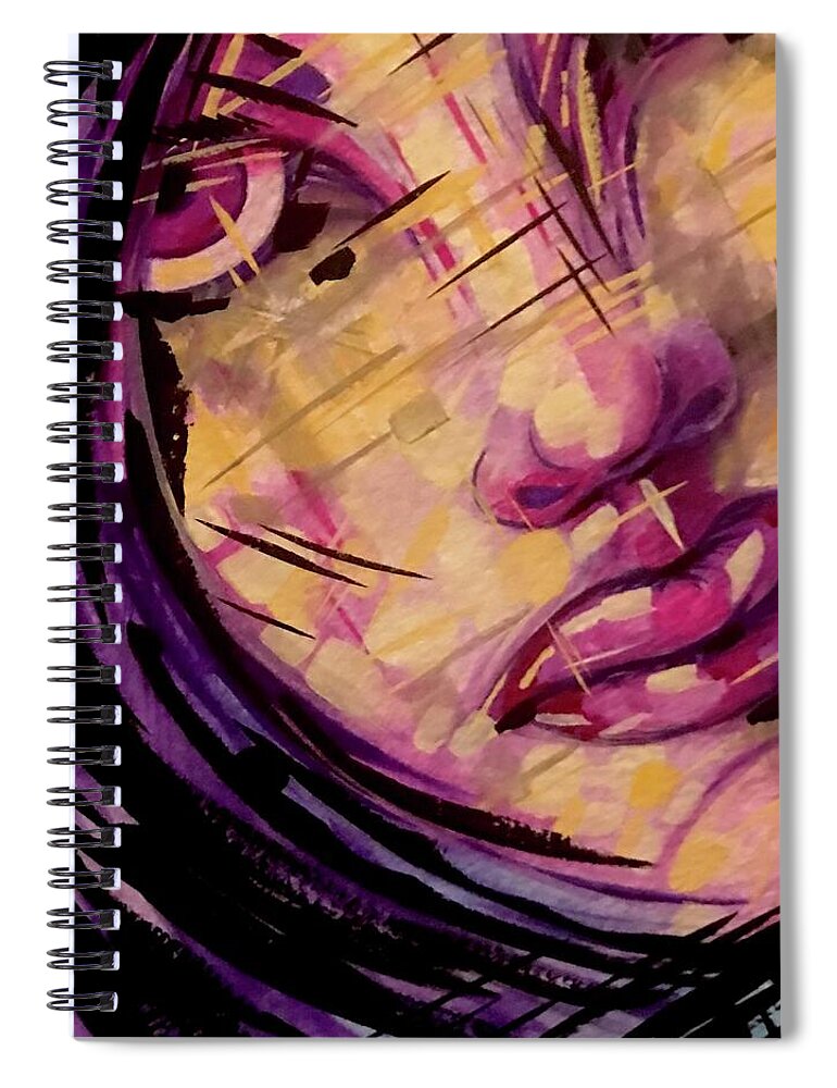 Purple Witch - Spiral Notebook