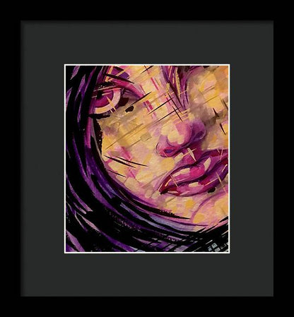 Purple Witch - Framed Print
