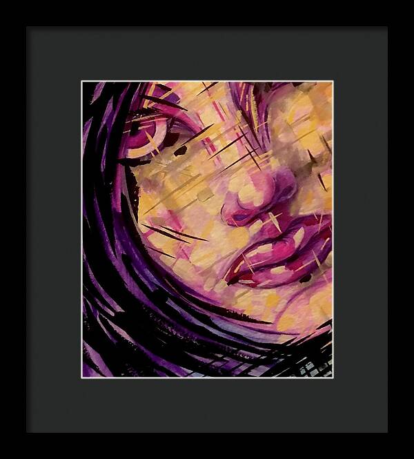 Purple Witch - Framed Print