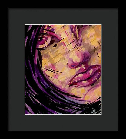 Purple Witch - Framed Print